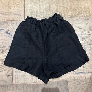 Wilfred High-Waisted Shorts, Black, 2XS